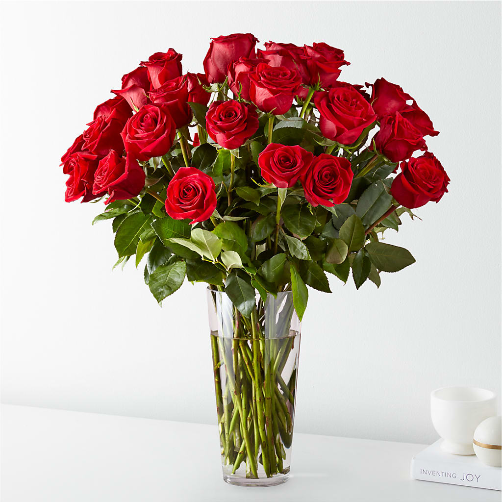 Long Stem Red Rose Bouquet – Peonies Plants On Main, Woodruff SC