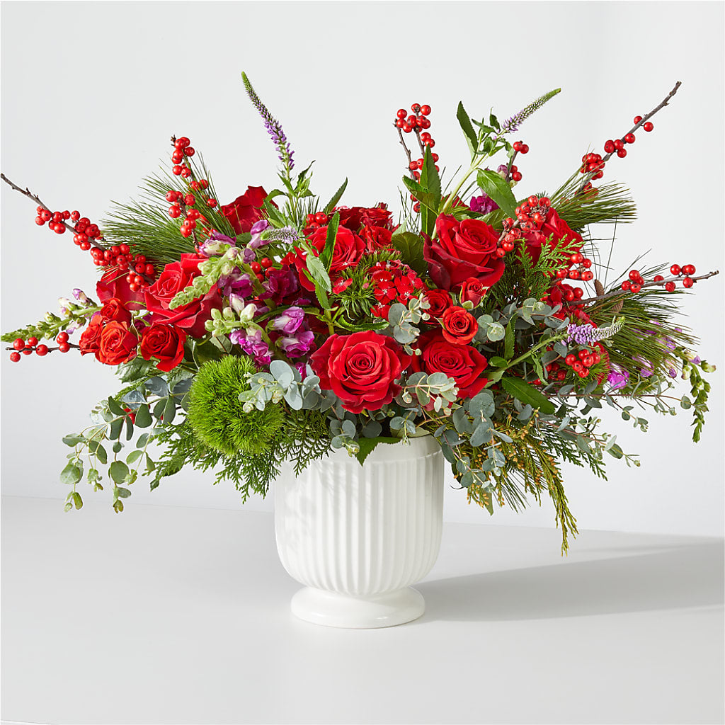 Big Red Bow Bouquet – Peonies Plants On Main, Woodruff SC