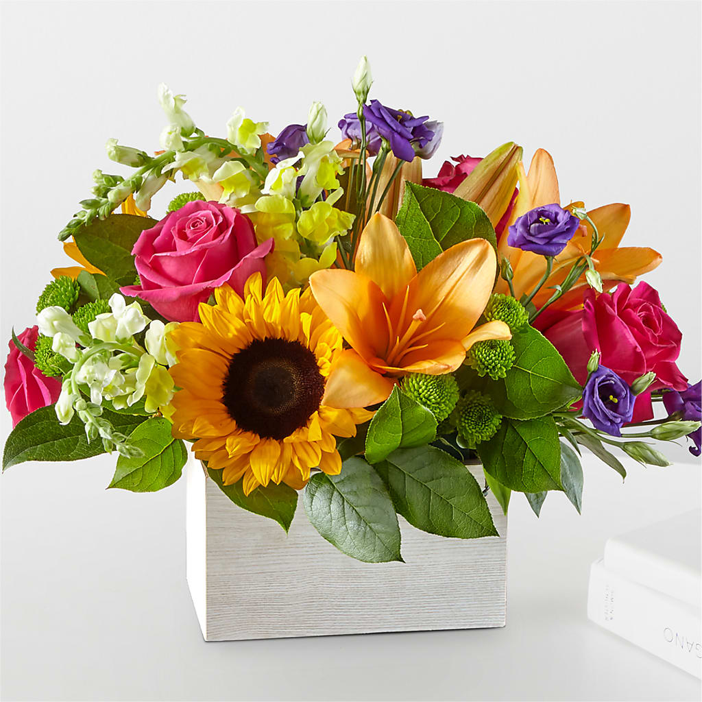Best Day Box Bouquet – Peonies Plants On Main, Woodruff SC