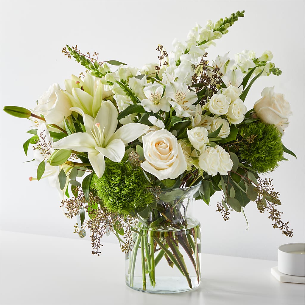Fresh Linen Bouquet – Peonies Plants On Main, Woodruff SC