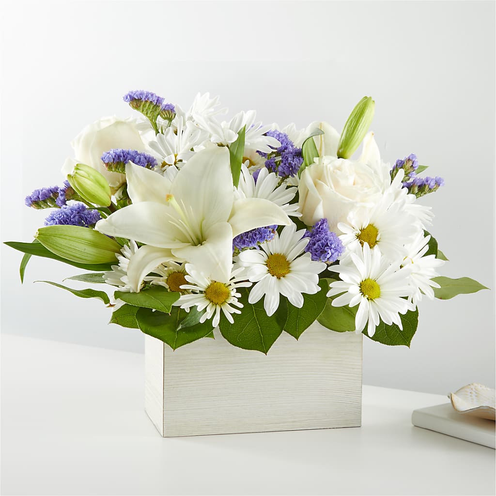 Beyond Blue Box Bouquet – Peonies Plants On Main, Woodruff SC