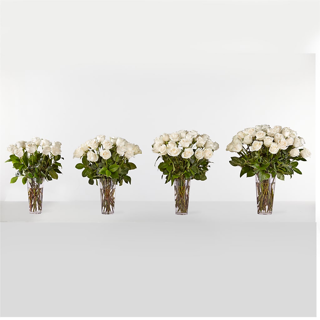 Long Stem White Rose Bouquet – Peonies Plants On Main, Woodruff SC