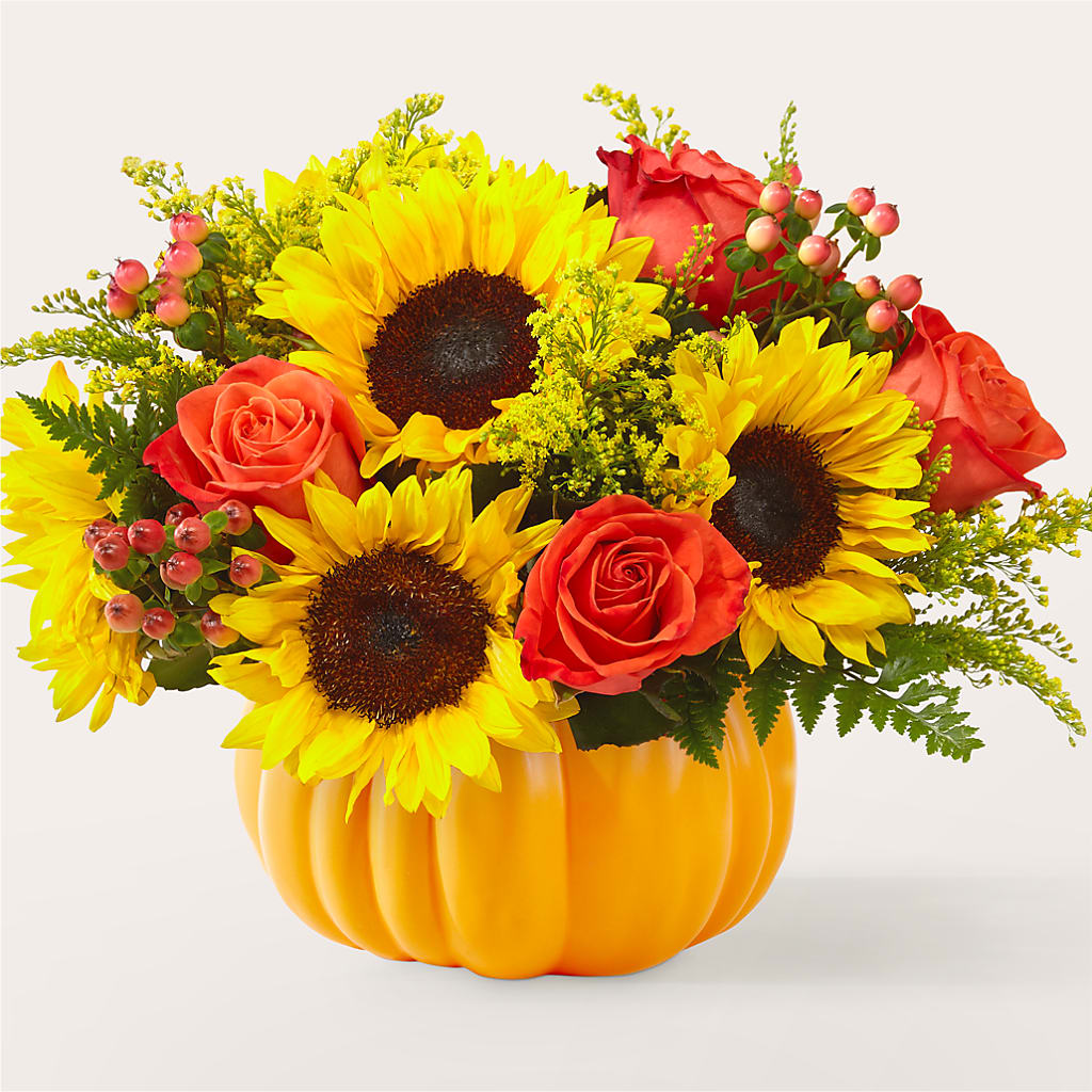 Pick of the Patch Pumpkin Bouquet – Peonies Plants On Main, Woodruff SC