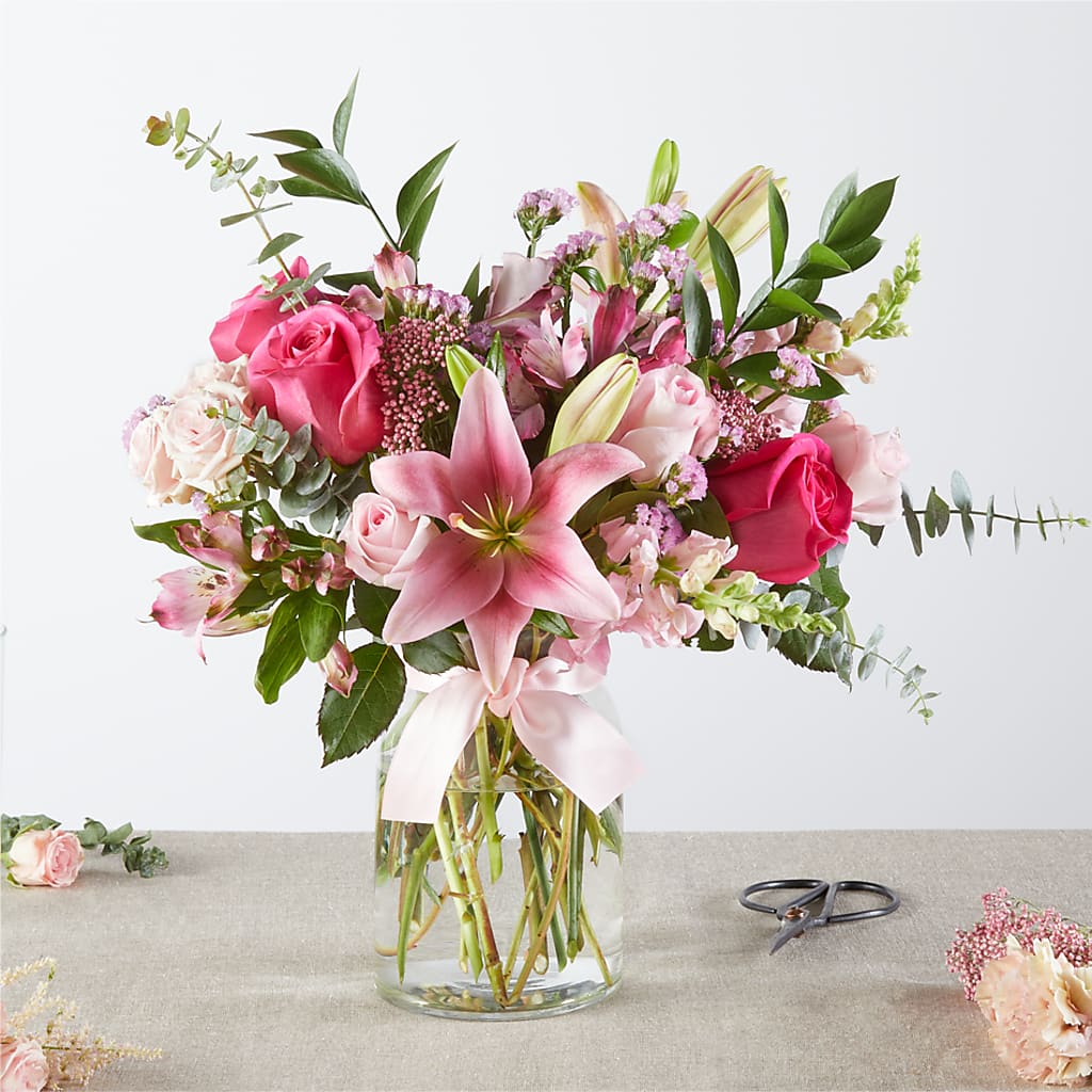 Pink Ribbon - A Florist Original – Peonies Plants On Main, Woodruff SC