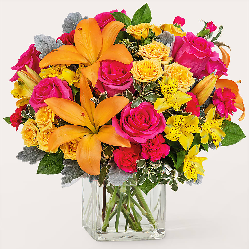 To the Tropics Bouquet – Peonies Plants On Main, Woodruff SC