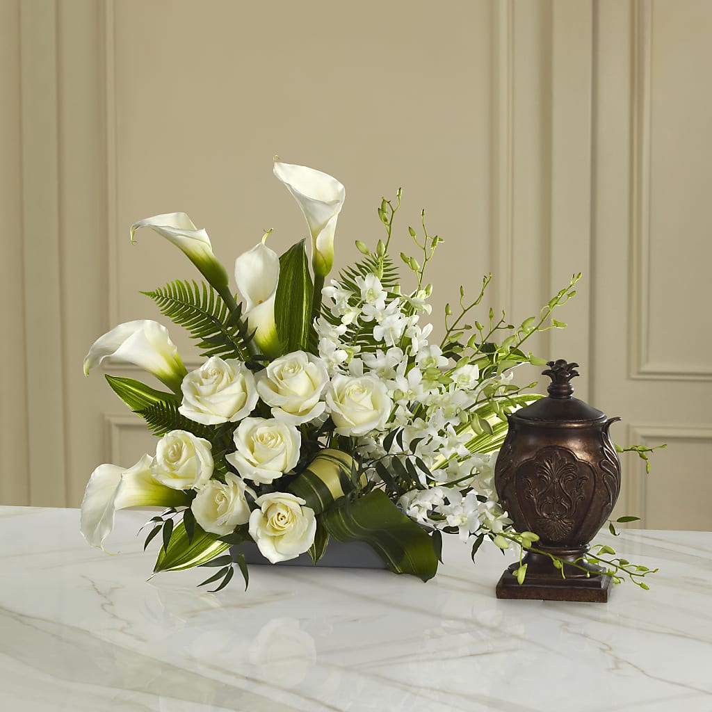 At Peace Arrangement – Peonies Plants On Main, Woodruff SC