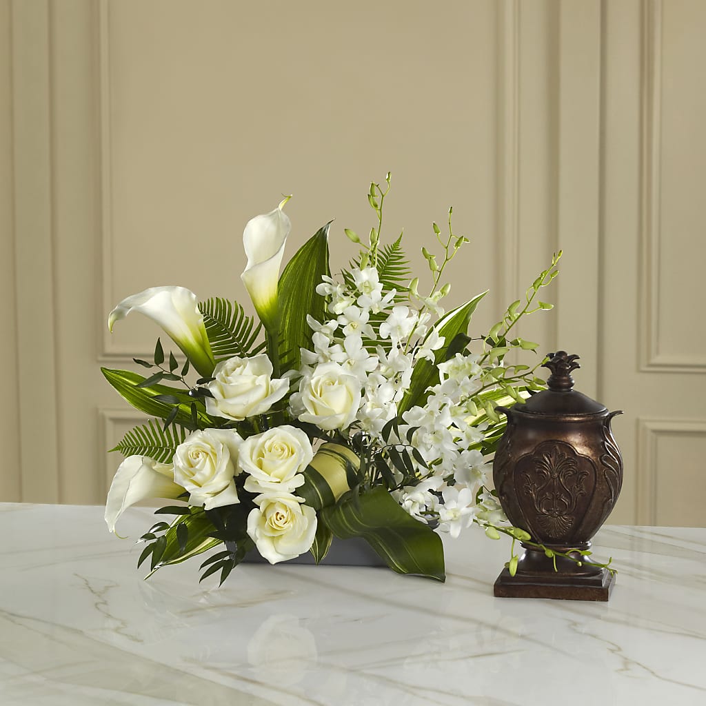 At Peace Arrangement – Peonies Plants On Main, Woodruff SC