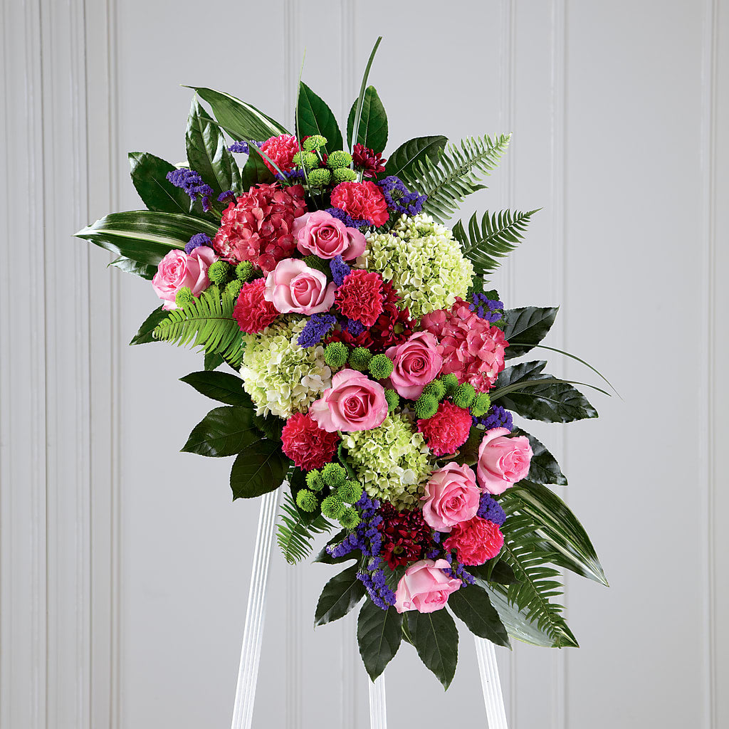 Refreshing Mix Standing Spray – Peonies Plants On Main, Woodruff SC