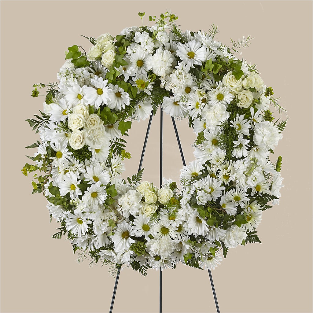 Faithful Wishes Wreath – Peonies Plants On Main, Woodruff SC