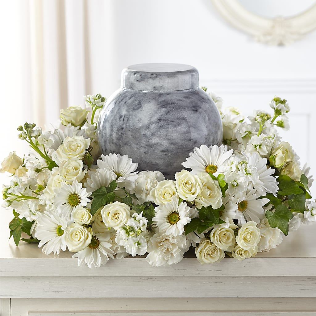Timeless Tribute Cremation Adornment – Peonies Plants On Main, Woodruff SC