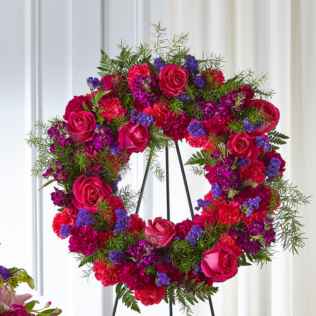 Calming Colors Wreath – Peonies Plants On Main, Woodruff SC