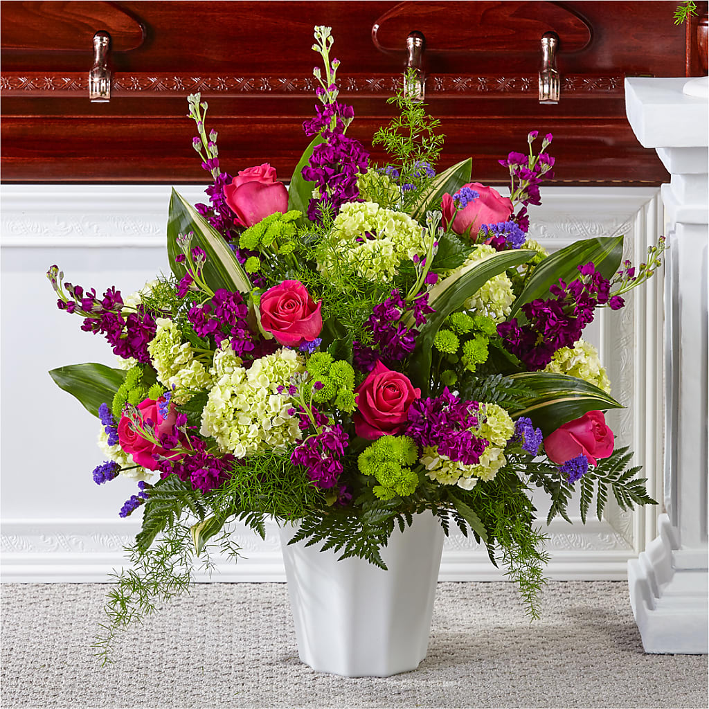 Beautiful Horizons Floor Basket – Peonies Plants On Main, Woodruff SC