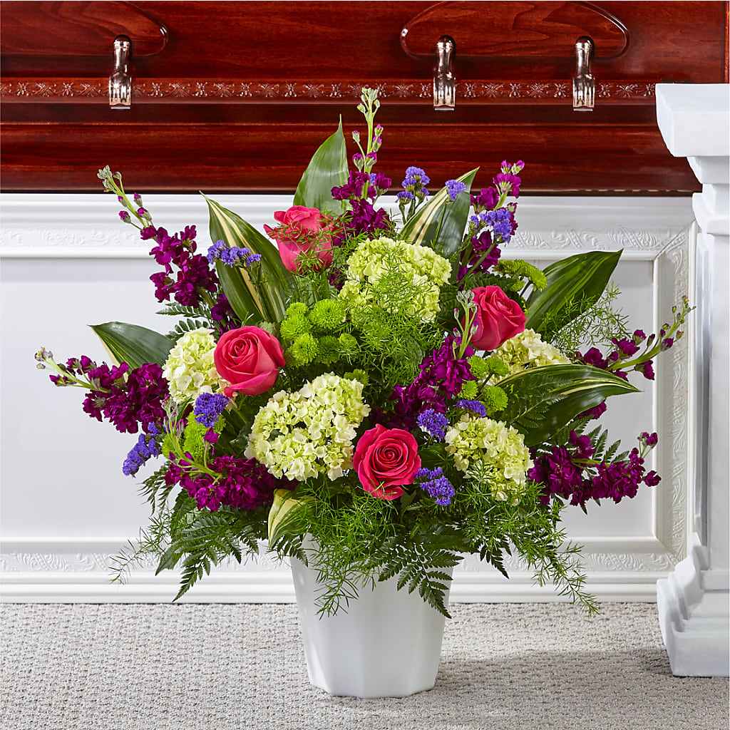 Beautiful Horizons Floor Basket – Peonies Plants On Main, Woodruff SC