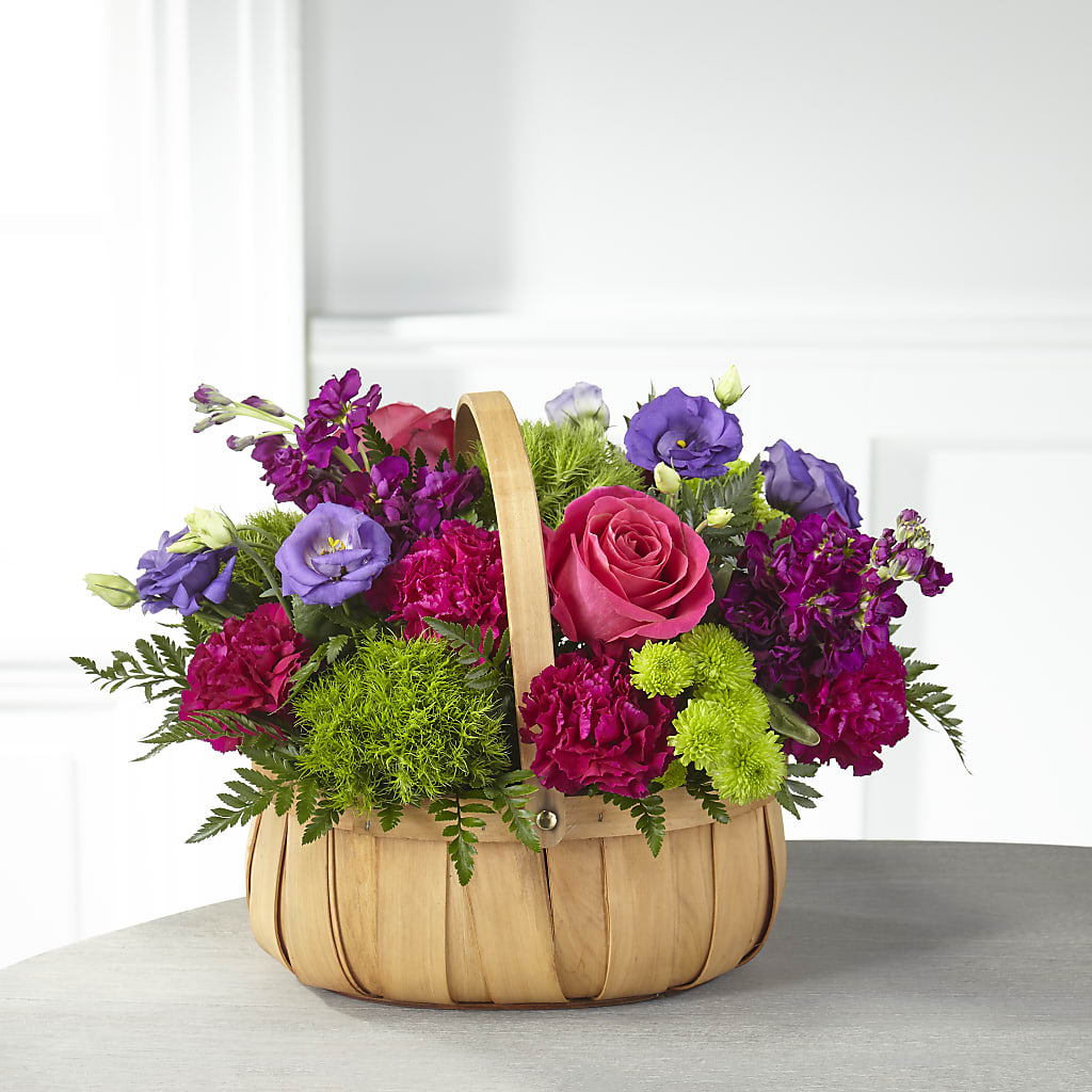 Serene Sanctuary Basket – Peonies Plants On Main, Woodruff SC