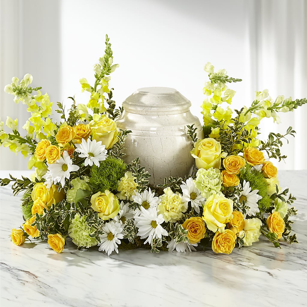 Graceful Love Cremation Adornment – Peonies Plants On Main, Woodruff SC