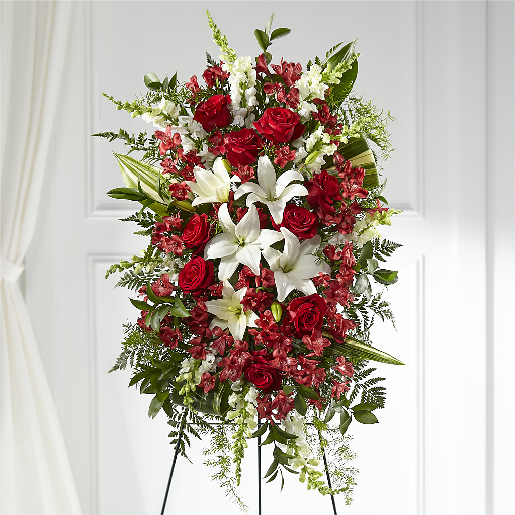 Everlasting Memory Standing Spray – Peonies Plants On Main, Woodruff SC