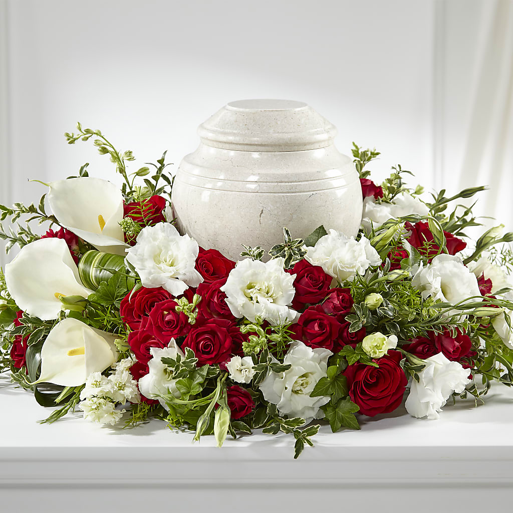 In My Memories Cremation Adornment – Peonies Plants On Main, Woodruff SC