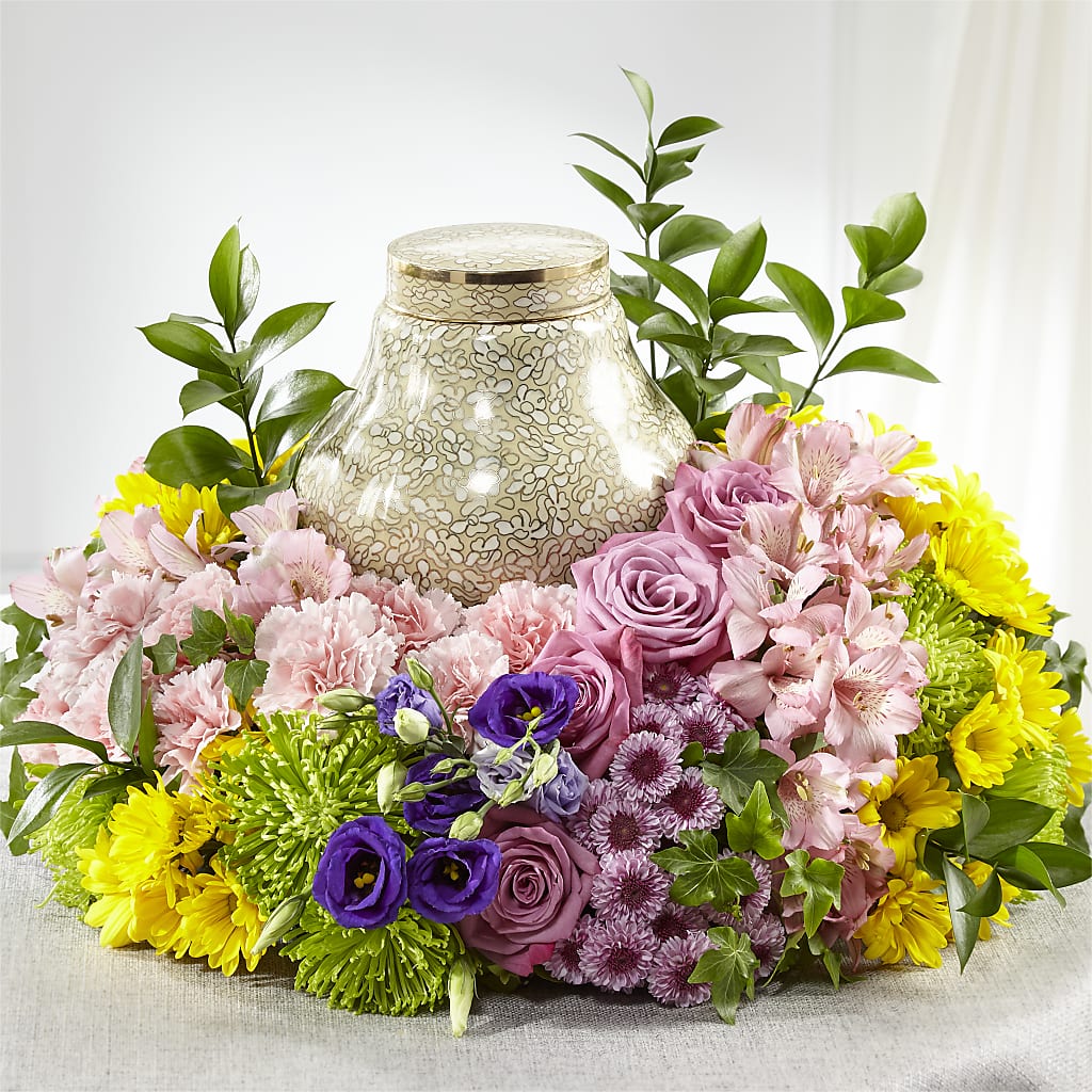 Rays of Hope Cremation Adornment – Peonies Plants On Main, Woodruff SC