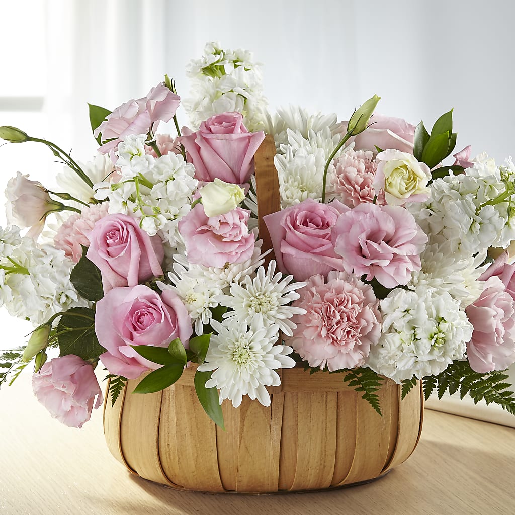Always Graceful Basket – Peonies Plants On Main, Woodruff SC