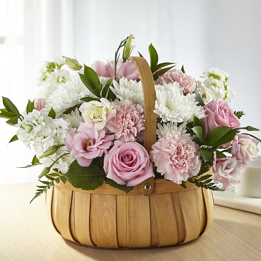 Always Graceful Basket – Peonies Plants On Main, Woodruff SC