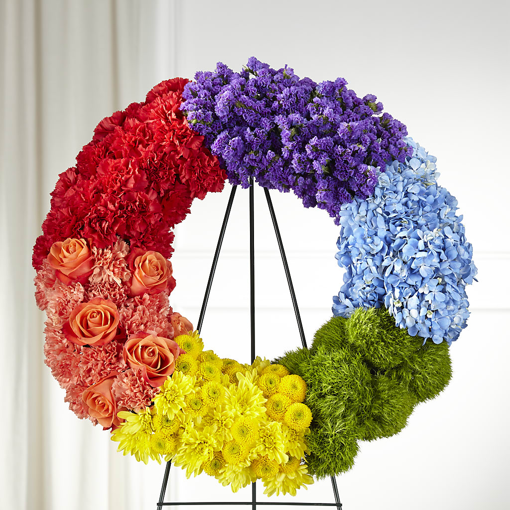 Circle of Love Wreath – Peonies Plants On Main, Woodruff SC