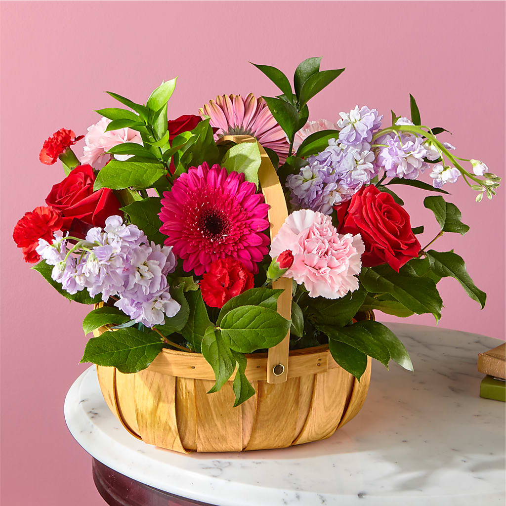 Pink Picnic Basket – Peonies Plants On Main, Woodruff SC