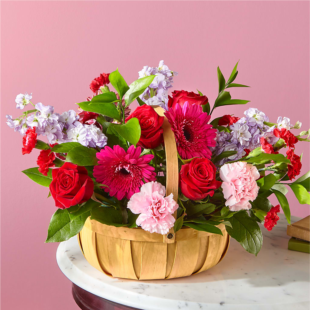 Pink Picnic Basket – Peonies Plants On Main, Woodruff SC