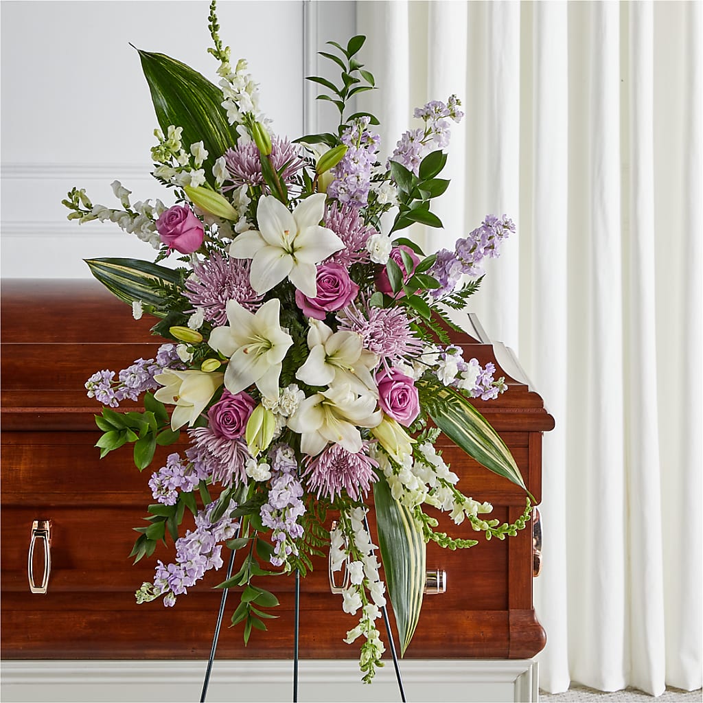 Grateful Hearts Standing Spray – Peonies Plants On Main, Woodruff SC