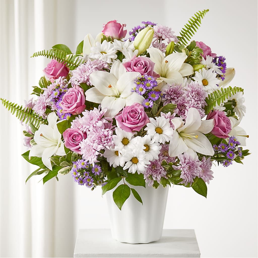 Warmest Thoughts Tabletop Basket – Peonies Plants On Main, Woodruff SC