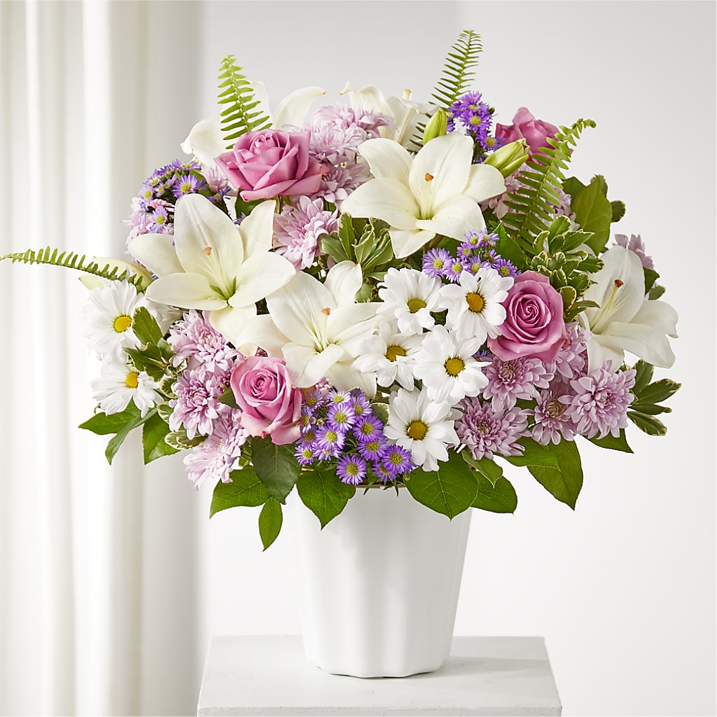 Warmest Thoughts Tabletop Basket – Peonies Plants On Main, Woodruff SC
