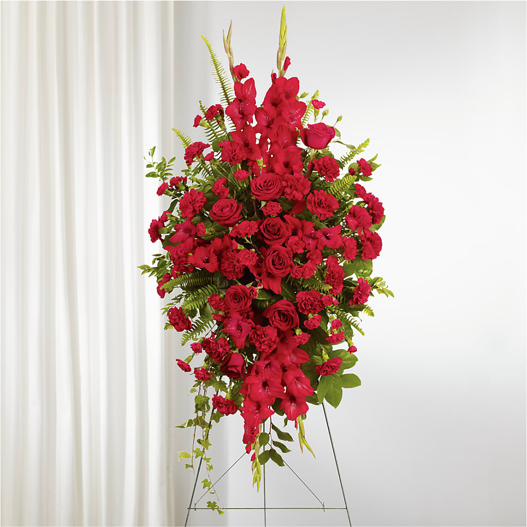 From the Heart Standing Spray – Peonies Plants On Main, Woodruff SC
