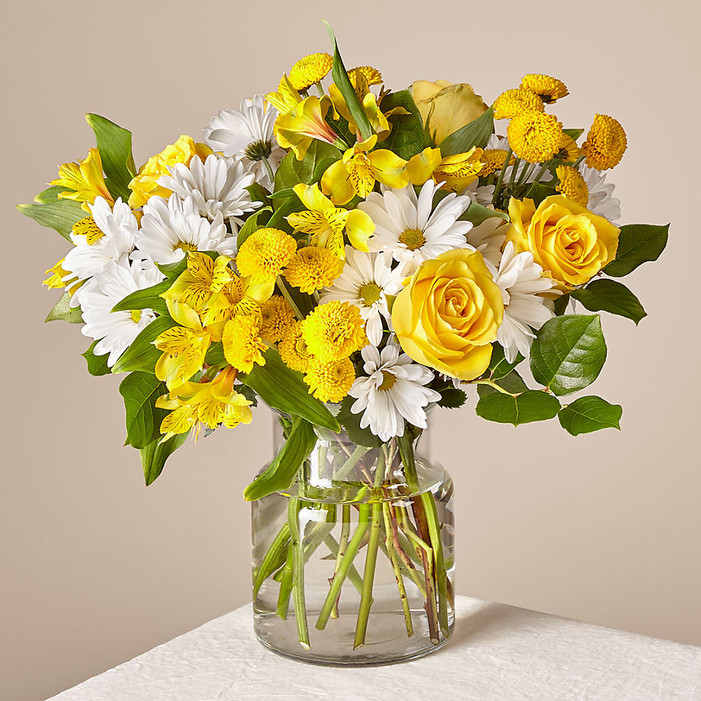 Sunny Sentiments Bouquet – Peonies Plants On Main, Woodruff SC
