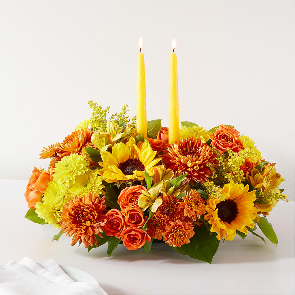 Autumn Harmony Centerpiece – Peonies Plants On Main, Woodruff SC