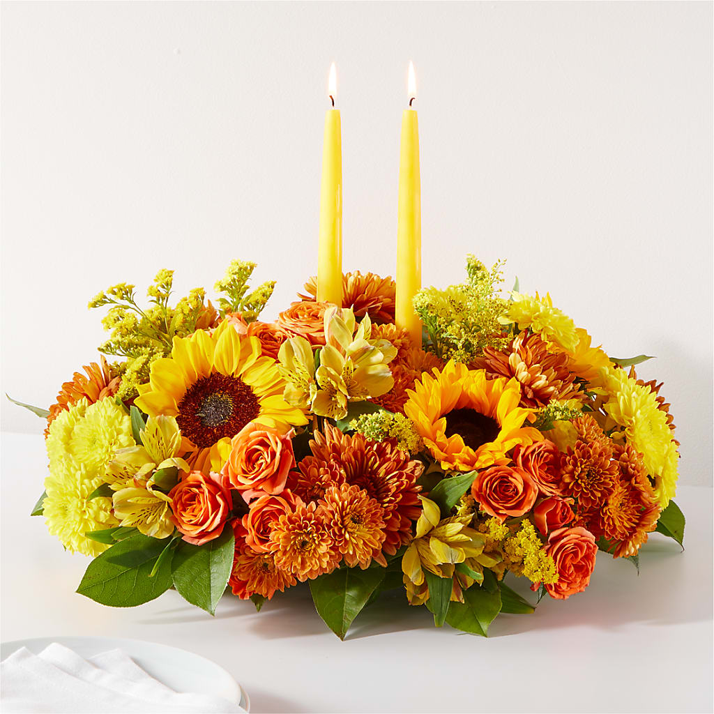 Autumn Harmony Centerpiece – Peonies Plants On Main, Woodruff SC