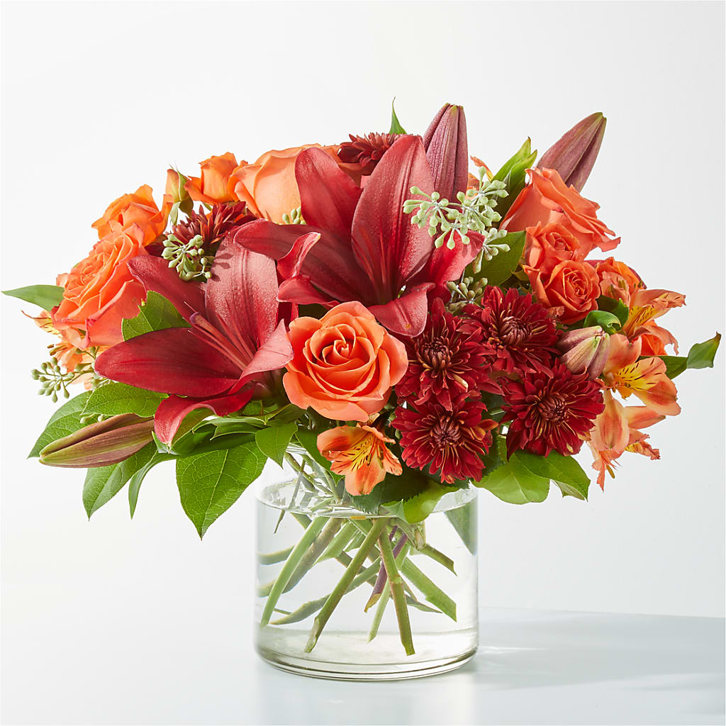 Crimson Leaves Bouquet – Peonies Plants On Main, Woodruff SC
