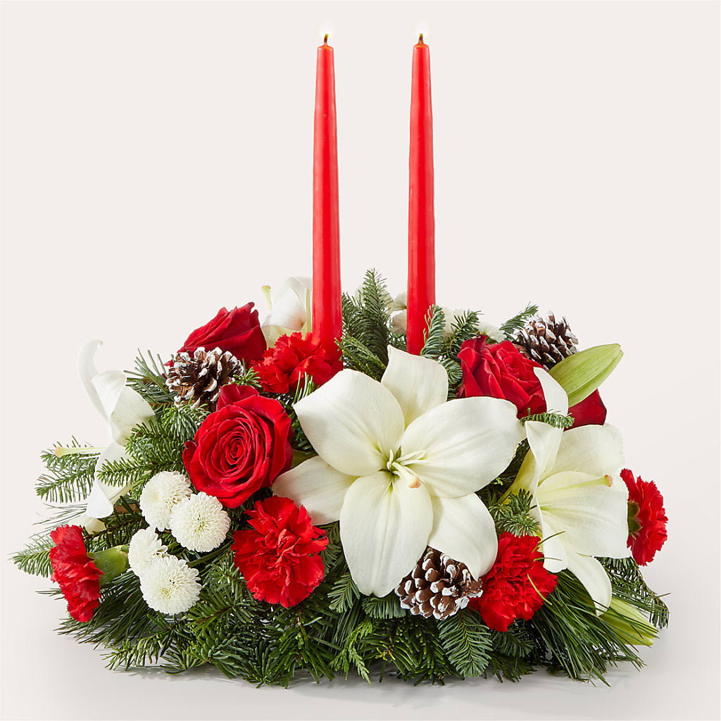 Seasonal Festivities Centerpiece – Peonies Plants On Main, Woodruff SC