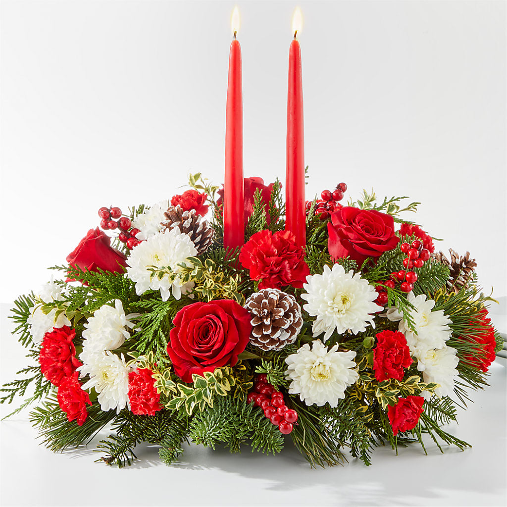 Holiday Soiree Centerpiece – Peonies Plants On Main, Woodruff SC