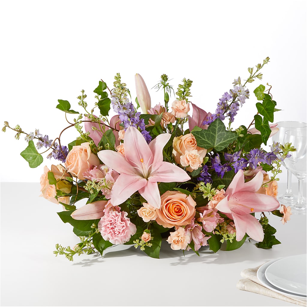 Blossom Time Centerpiece – Peonies Plants On Main, Woodruff SC
