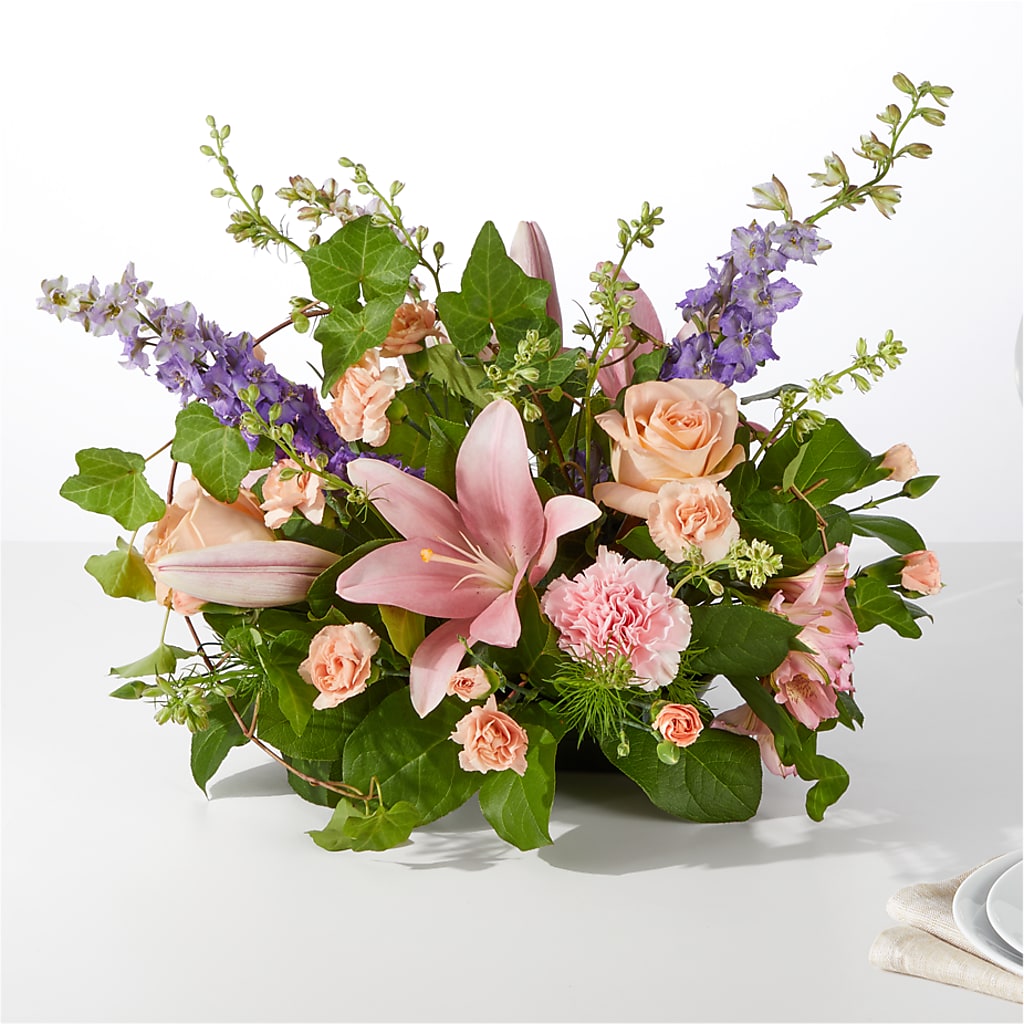 Blossom Time Centerpiece – Peonies Plants On Main, Woodruff SC