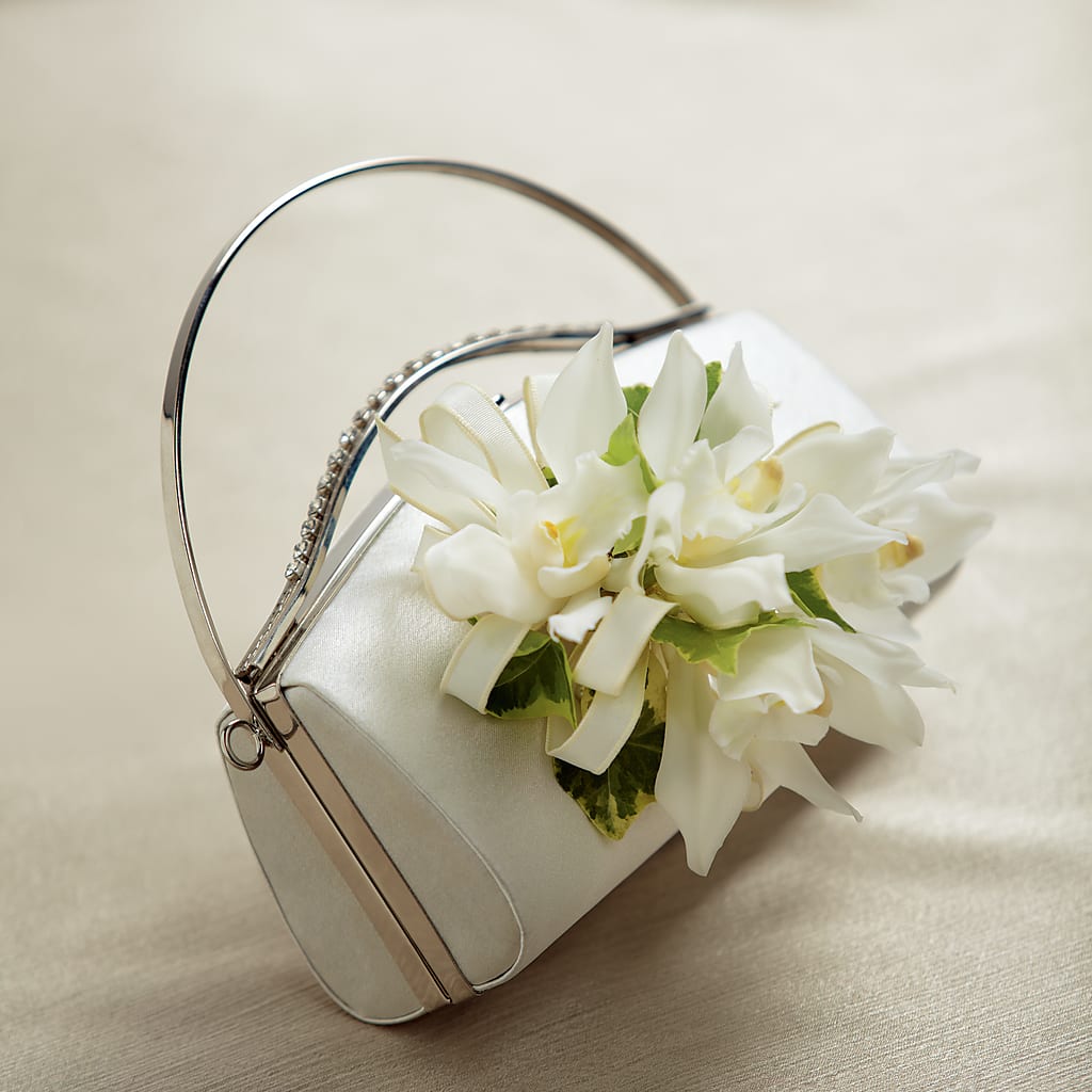 White Purse Decor – Peonies Plants On Main, Woodruff SC