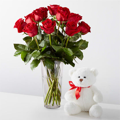 Romantic Long Stem Red Rose Bouquet Bundles –  Peonies Plants On Main, Woodruff SC