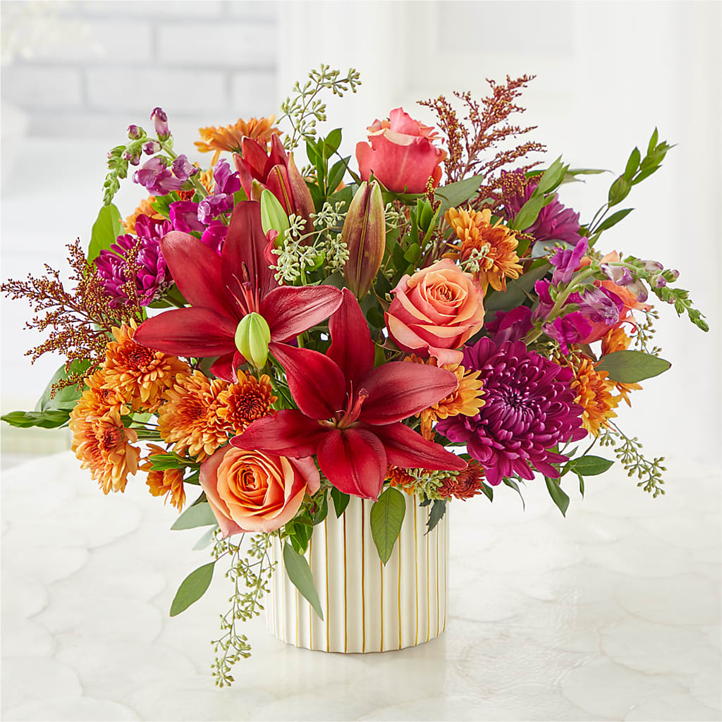 Burgundy Landscape Bouquet –  Peonies Plants On Main, Woodruff SC