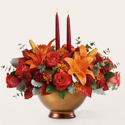Fruits of Fall Centerpiece –  Peonies Plants On Main, Woodruff SC