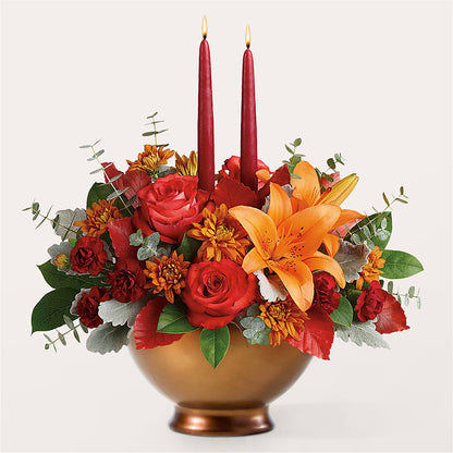 Fruits of Fall Centerpiece –  Peonies Plants On Main, Woodruff SC