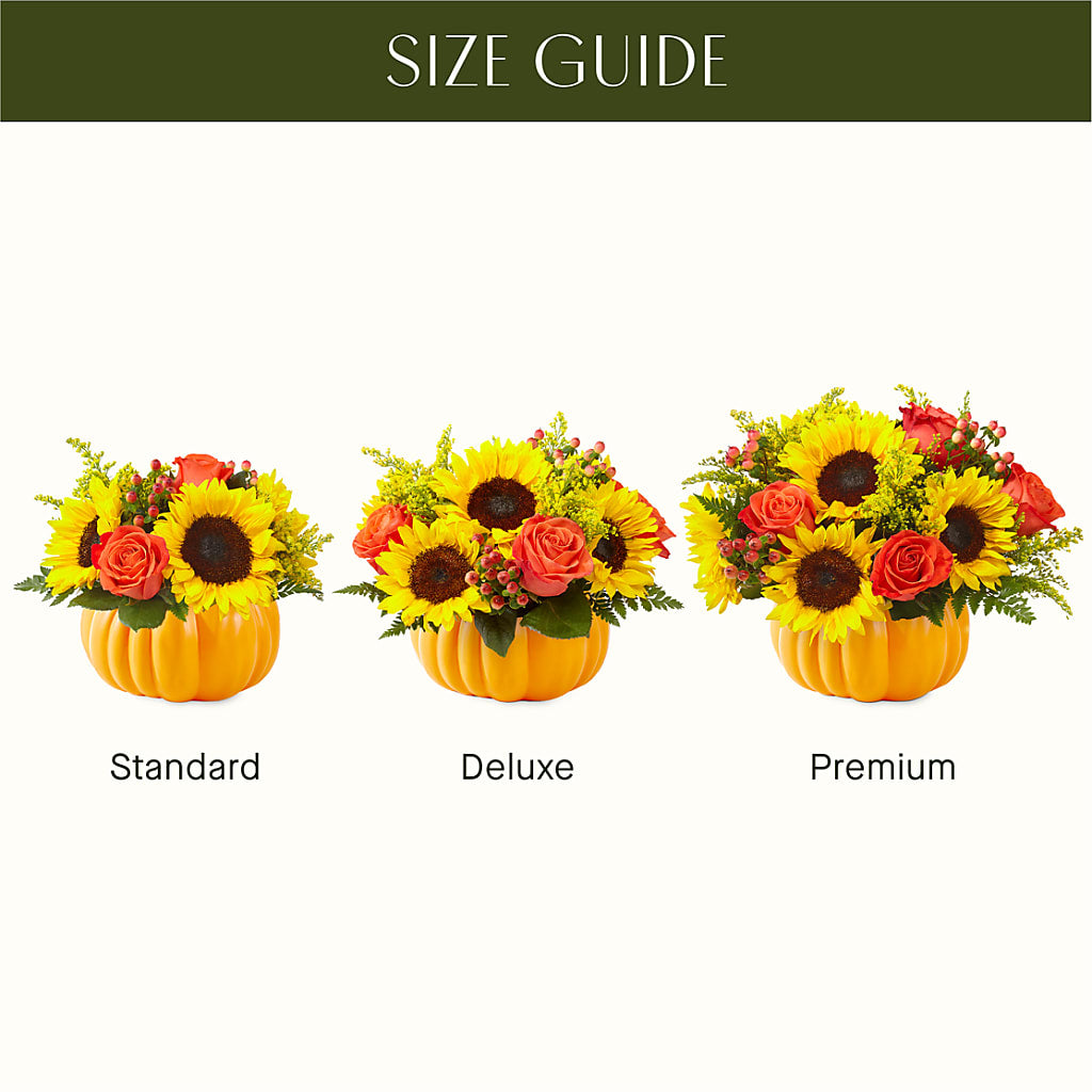 Pick of the Patch Pumpkin Bouquet –  Peonies Plants On Main, Woodruff SC