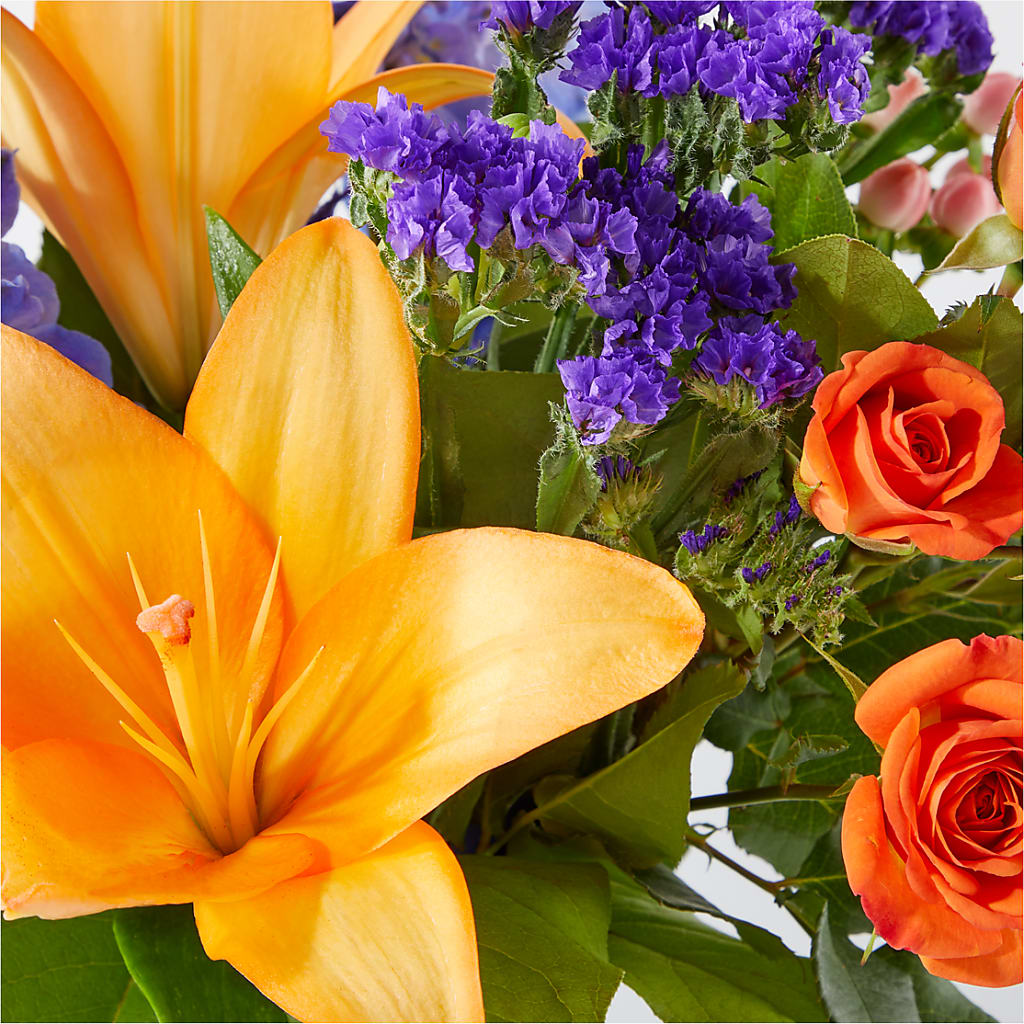 Radiant Citrus Bouquet –  Peonies Plants On Main, Woodruff SC
