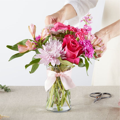 Pink Ribbon - A Florist Original –  Peonies Plants On Main, Woodruff SC