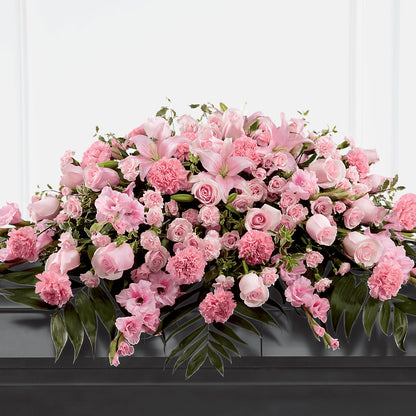 Garden of Comfort Casket Spray (Standard) –  Peonies Plants On Main, Woodruff SC