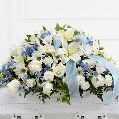 Tender Treasure Casket Spray –  Peonies Plants On Main, Woodruff SC