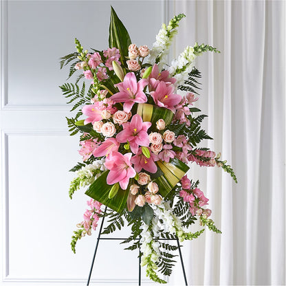 Elegant Embrace Standing Spray –  Peonies Plants On Main, Woodruff SC